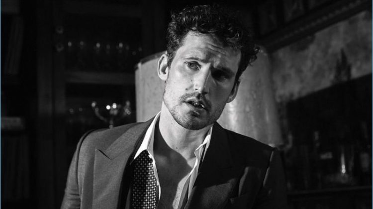 Sam Webb Stars in Striking Black & White Story for WSJ Italia