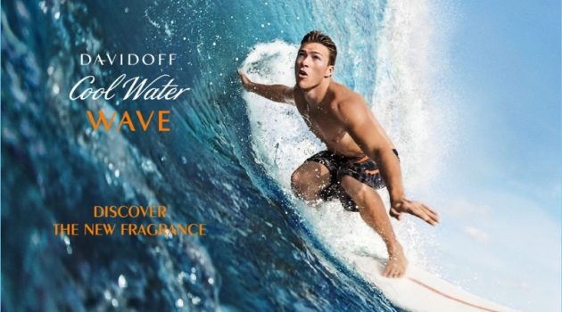 Scott Eastwood Reunites with Davidoff for Cool Water Wave Fragrance Campaign Scott Eastwood 2017 Davidoff Cool Water Wave Fragrance Campaign