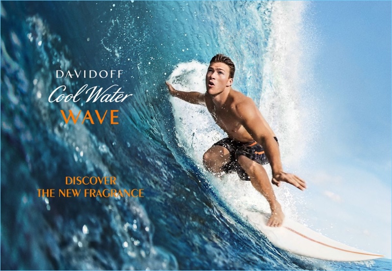 Scott Eastwood 2017 Davidoff Cool Water Wave Fragrance Campaign