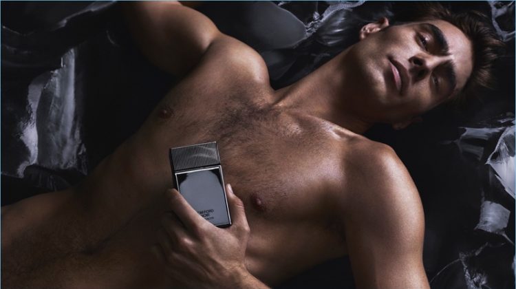 Jon Kortajarena Reunites with Tom Ford, Fronts Noir Anthracite Fragrance Campaign