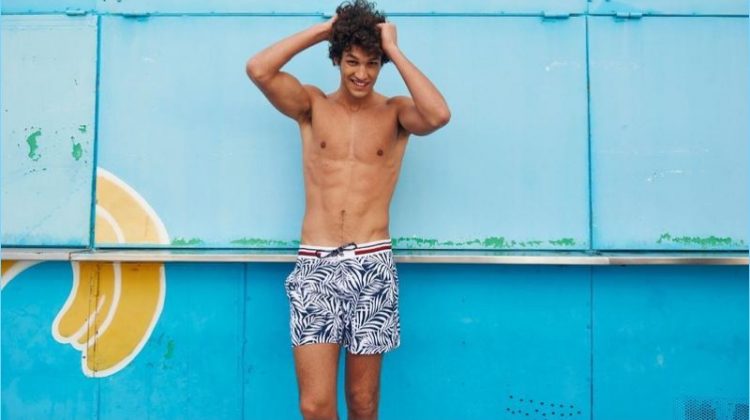 Tommy Hilfiger Botanic Print Swim Trunks