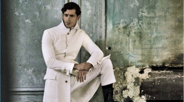 Valerio Foglia Manzillo Dons Bottega Veneta for L'Uomo Vogue