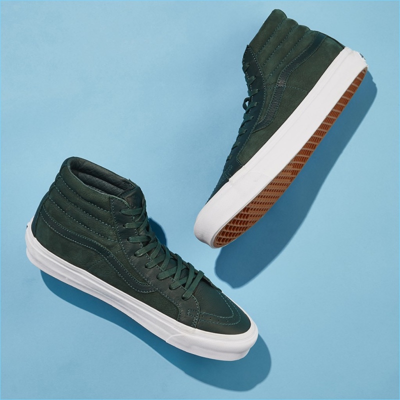 Vans x Barneys New York Sk8-Hi Nubuck & Leather Sneakers