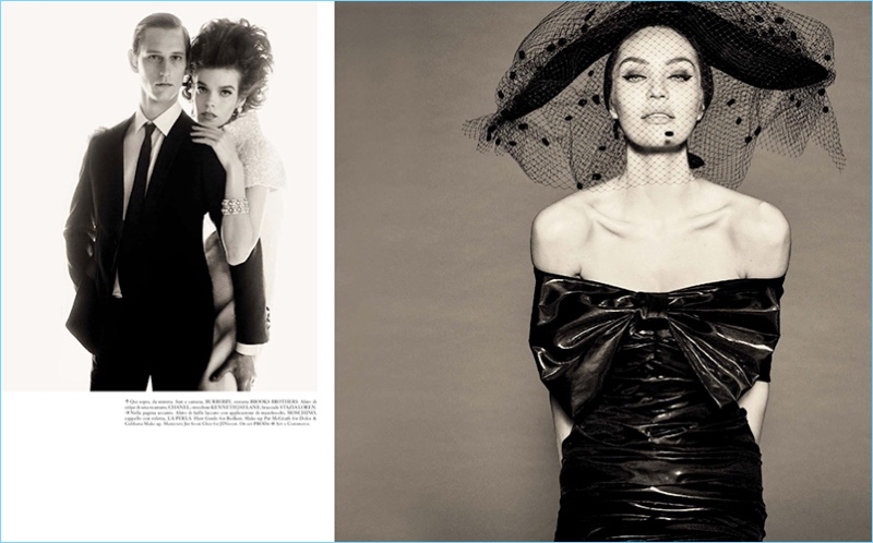 Shades of Time: Garrett Neff, Rogier Bosschaart + More by Steven Meisel for Vogue Italia