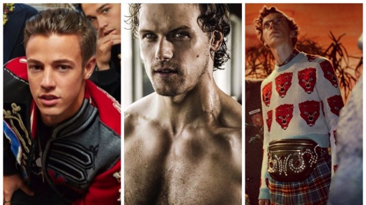 Week in Review Male Models Sam Heughan Gucci Campaign