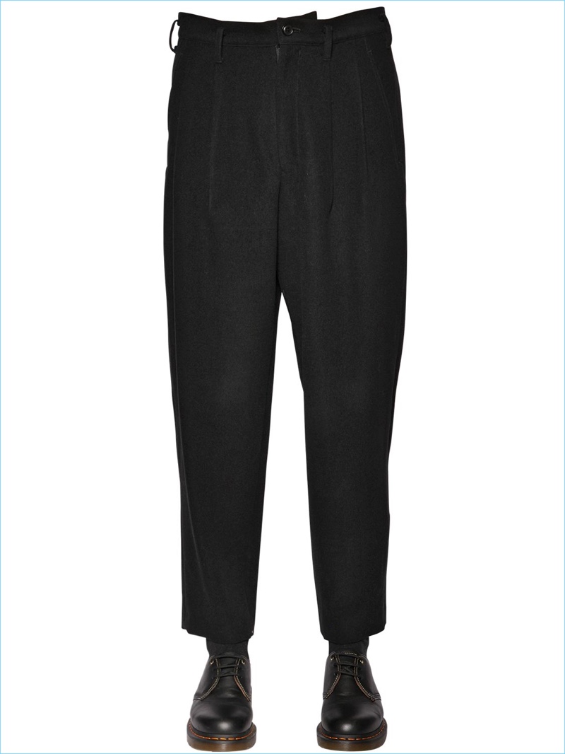 Yohji Yamamoto Sueded Wool and Angora Pants $1,490 Pull off a chic high waisted look with these Yohji Yamamoto trousers.