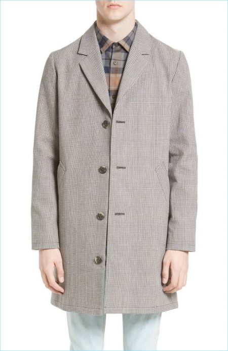 APC Manteau Tristan Cotton Linen Topcoat