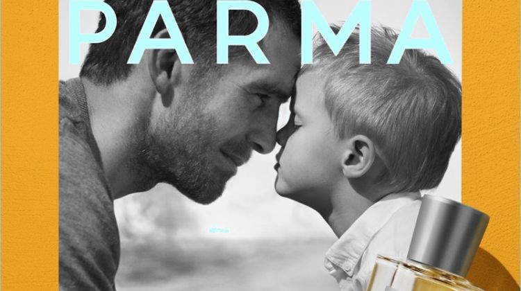 Will Chalker and his son Arthur star in Acqua di Parma's campaign.