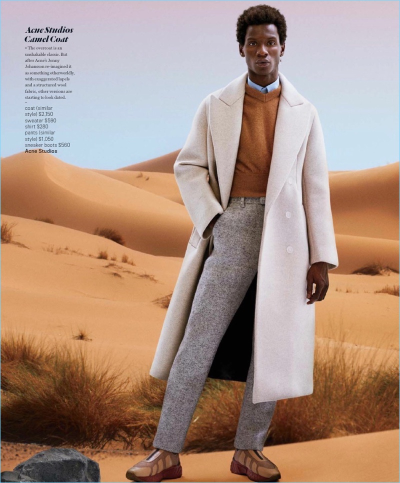 Adonis Bosso Models 'The Fall Stars' for GQ Style