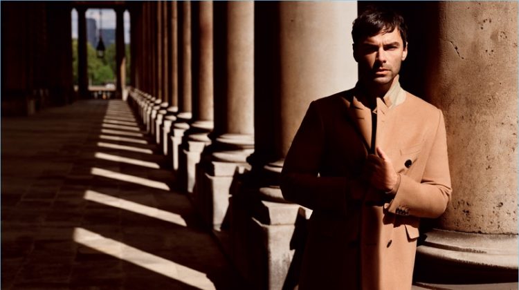 Aidan Turner stars in Dunhill's fall-winter 2017 campaign.