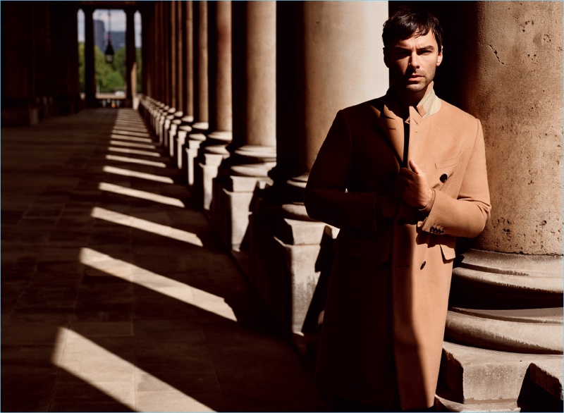 Aidan Turner stars in Dunhill's fall-winter 2017 campaign.