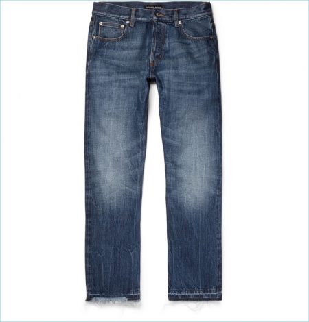 Alexander McQueen Distressed Denim Jeans