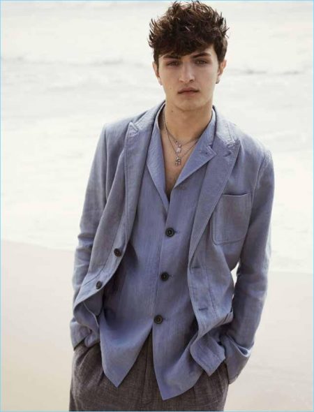 Anwar Hadid LOfficiel Hommes Ukraine Editorial 004