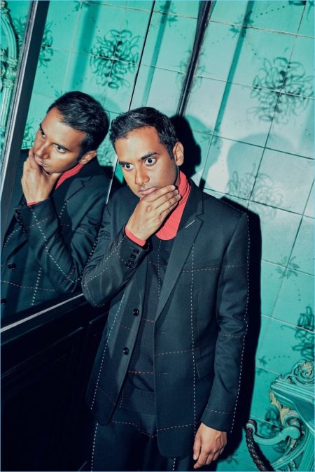 Aziz Ansari 2017 GQ Style Cover Photo Shoot 007