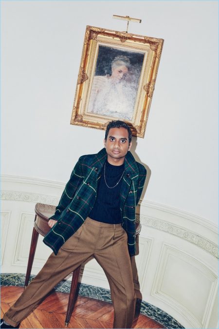 Aziz Ansari Covers GQ Style, Talks Disconnecting from Internet