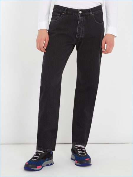 Balenciaga Black Straight-Leg Jeans