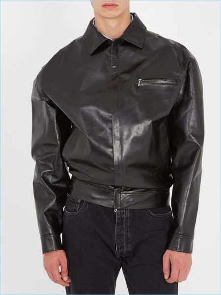 Balenciaga Wobble Leather Jacket