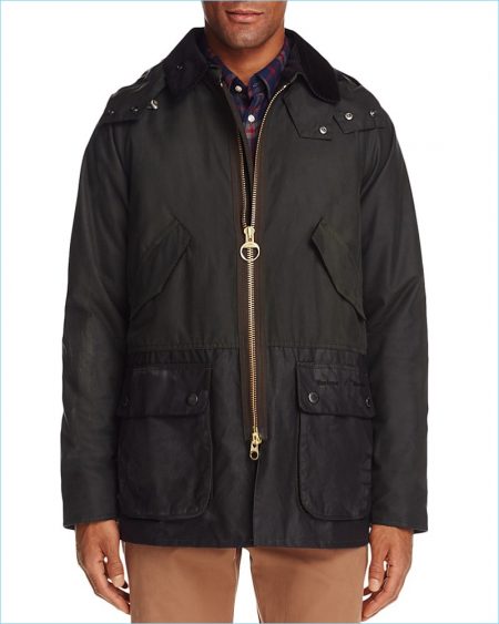 Barbour x Wood Wood Valby Waxed Jacket