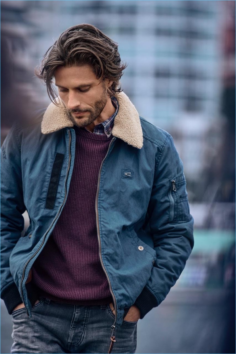 Tommy Dunn fronts Camel Active's fall-winter 2017 campaign.