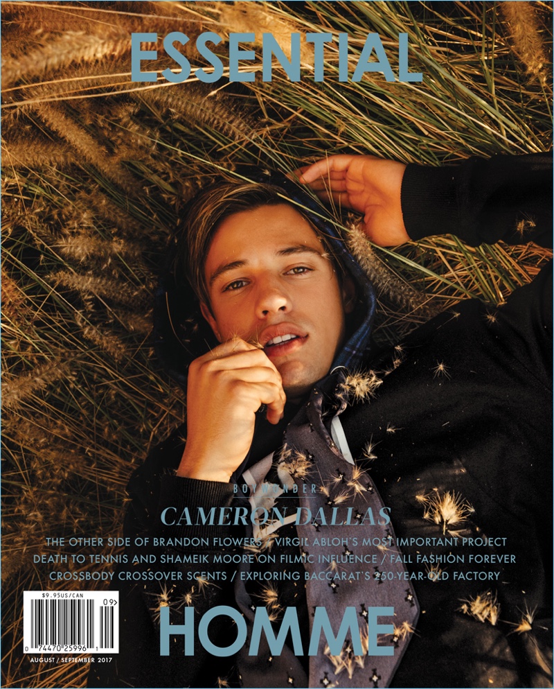 Cameron Dallas 2017 Essential Homme Cover Photo Shoot 004
