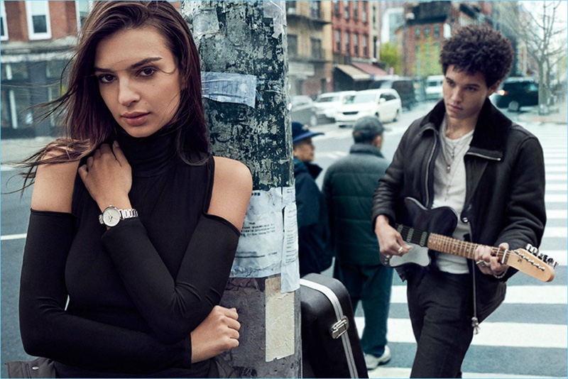 DKNY taps Emily Ratajkowski and Markel Williams for its fall-winter 2017 campaign.