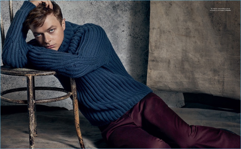 Connecting with Icon El País, Dane DeHaan wears Hermès.