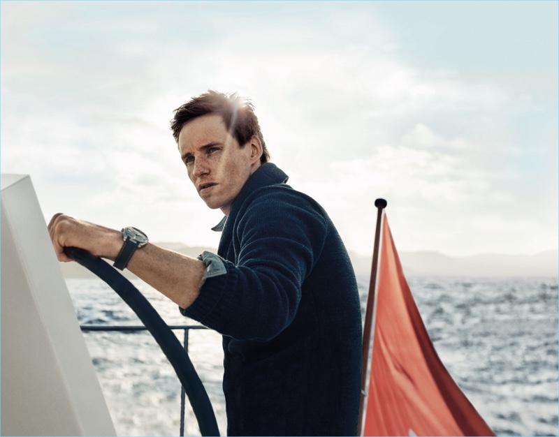 Eddie Redmayne fronts Omega's Seamaster Aqua Terra campaign.