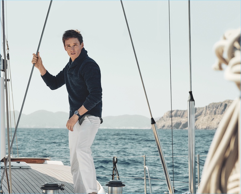 Omega taps Eddie Redmayne as the star of its Seamaster Aqua Terra campaign.