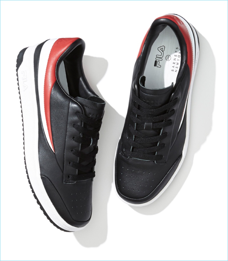 FILA BNY Sole Series: Original Tennis Leather Sneakers