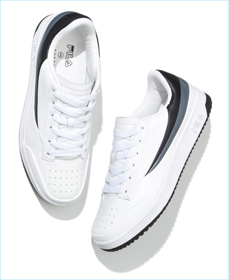 FILA BNY Sole Series: Original Tennis Leather Sneakers