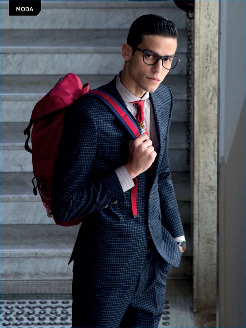 Backpack with suit gq hotsell