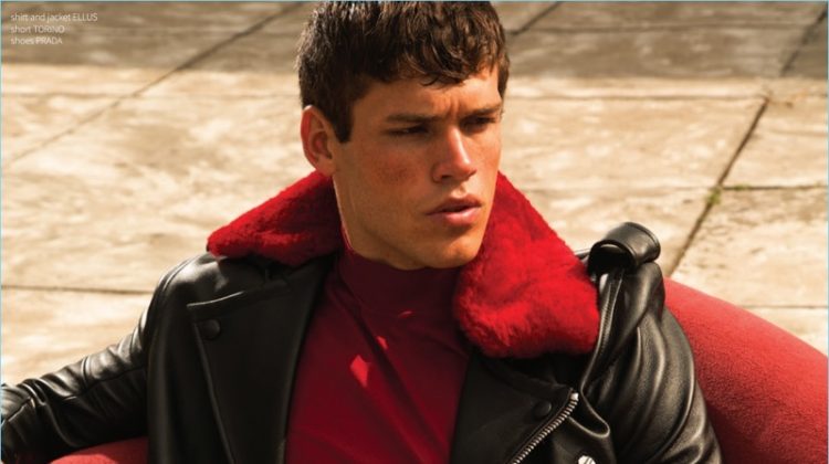 Gabriel Loureiro Rocks Fall Fashions for Victor Cover Shoot