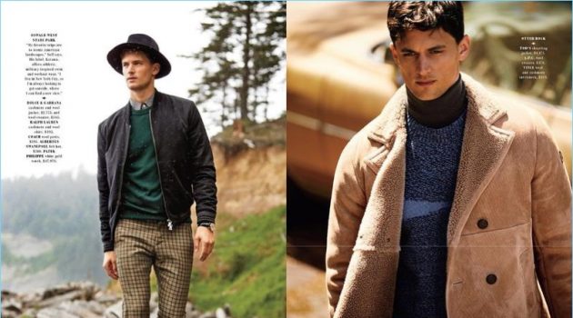 Born to Roam: Garrett Neff Models Fall Fashions for Departures Cover Shoot Born to Roam: Garrett Neff Models Fall Fashions for Departures Cover Shoot
