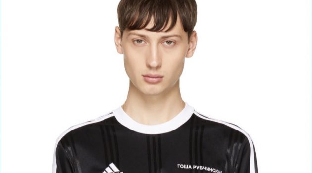 Just In: Gosha Rubchinskiy's Fall '17 Adidas Collaboration Gosha Rubchinskiy Black adidas Originals Edition T-Shirt