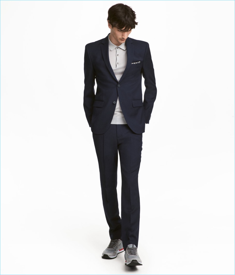 H&M Skinny Men's Suit Cheap