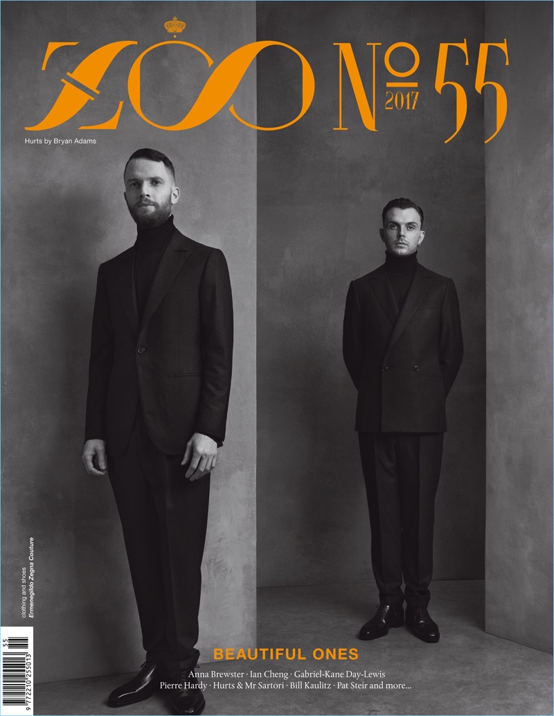 Hurts covers the most recent issue of Zoo magazine.