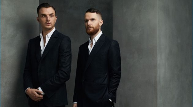 Hurts Covers Zoo Magazine, Dons Ermenegildo Zegna Couture Bryan Adams photographs Hurts in Ermenegildo Zegna Couture for Zoo magazine.