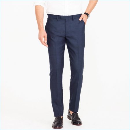 J.Crew Bowery Slim Four-Season Wool Pants