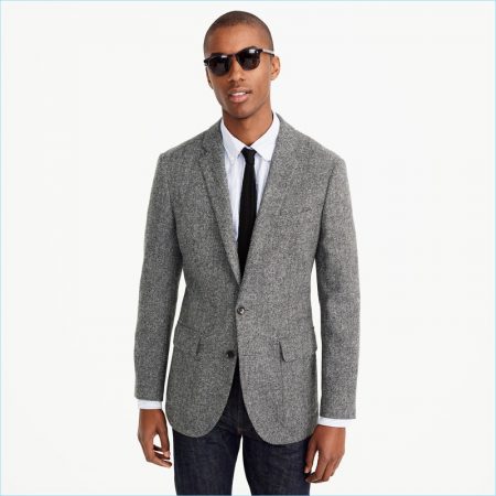 J.Crew Ludlow Herringbone Blazer