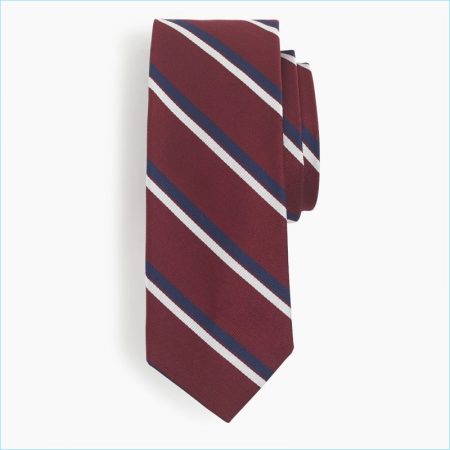 J.Crew Striped Silk Tie