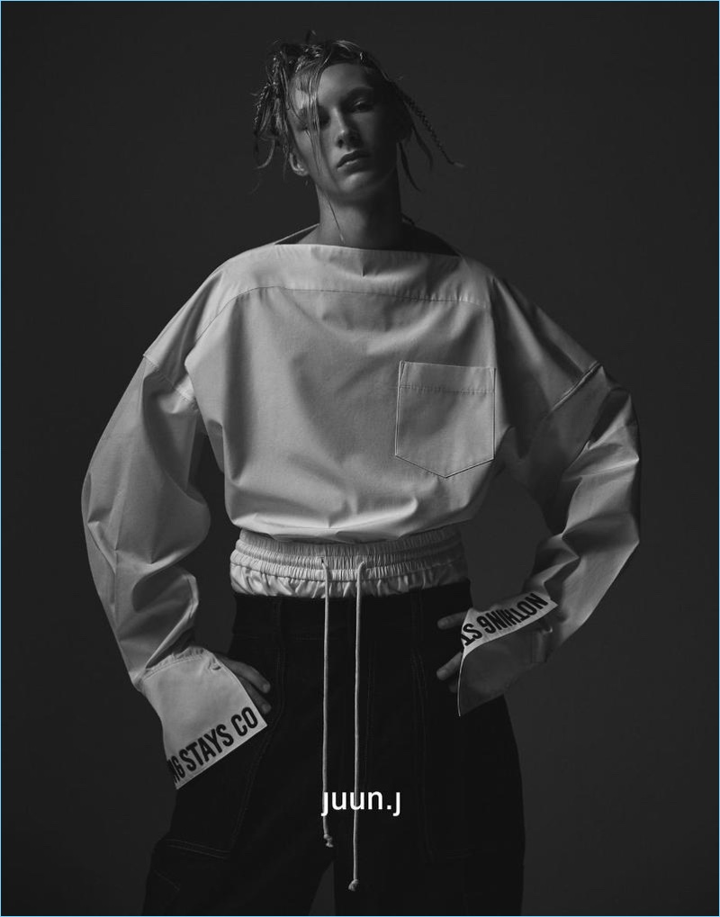 Swedish model Ville Sydfors fronts JUUN.J's fall-winter 2017 campaign.