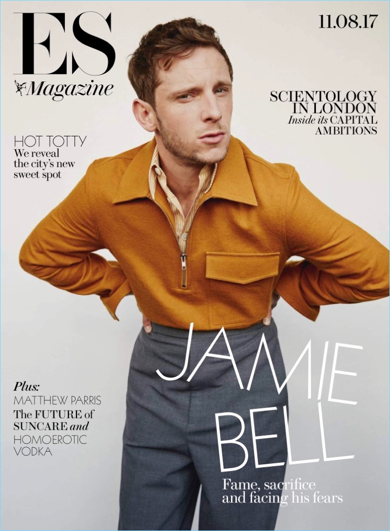 Jamie Bell covers the most recent issue of ES magazine.