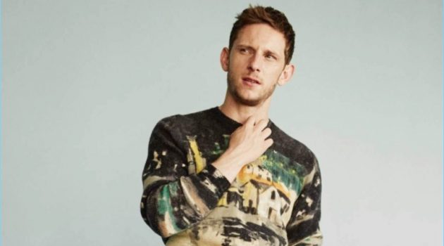 Bell Du Jour: Jamie Bell Stars in ES Magazine Cover Shoot Actor Jamie Bell dons a Prada sweater with Dries Van Noten trousers.