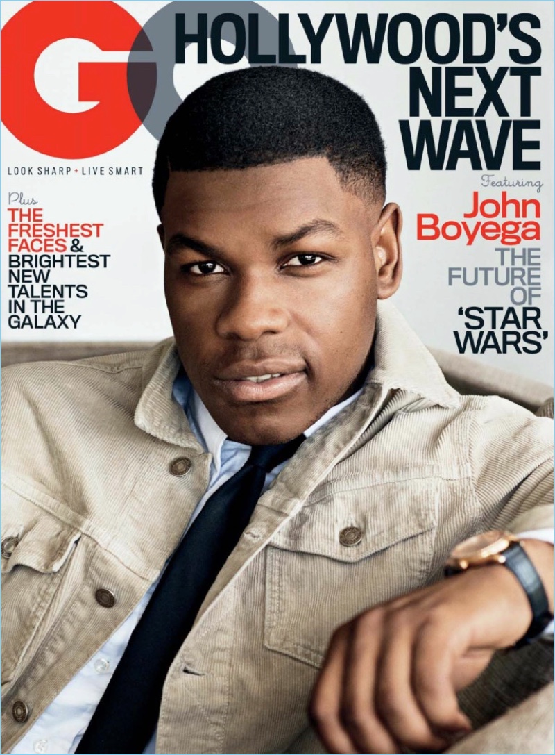 John Boyega covers the August 2017 issue of GQ.