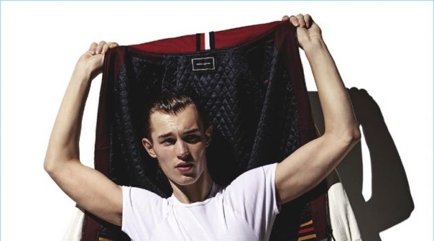 New Basics: Kit Butler Models Collegiate Chic Looks for GQ Australia New Basics: Kit Butler Models Collegiate Chic Looks for GQ Australia