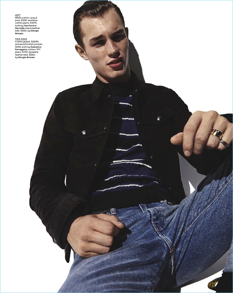 New Basics: Kit Butler Models Collegiate Chic Looks for GQ Australia ...