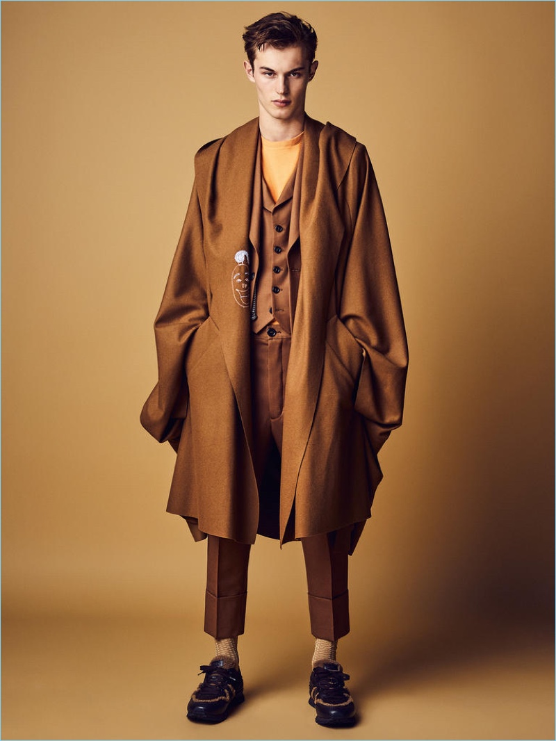 Camel's Back: Kit Butler Wears Rich Fall Hues for Harrods Magazine