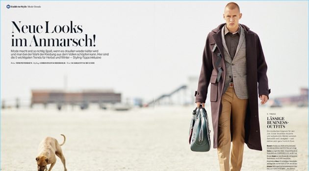 Leon Beitz Sports New Fall Looks for Men's Health Germany Leon Beitz Sports New Fall Looks for Men's Health Germany