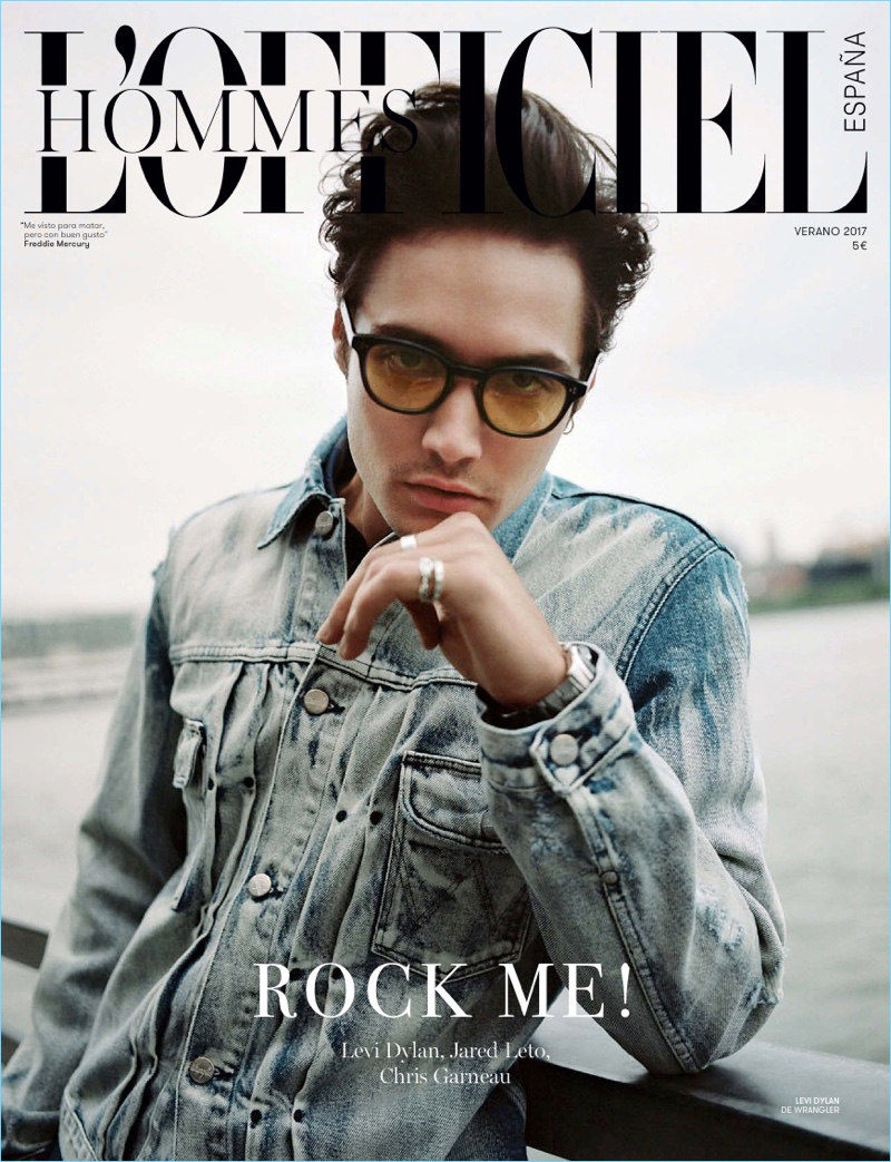 Levi Dylan LOfficiel Hommes Espana 2017 Cover