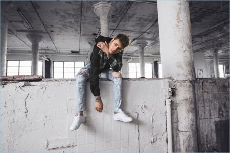 Machine Gun Kelly 2017 Reebok Club C Overbranded Campaign 006